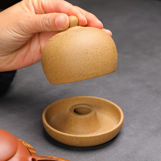 Xícara Oriental Vintage de Cerâmica Artesanal